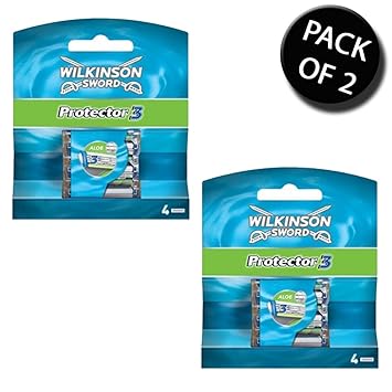 Wilkinson Sword Protector 3 70051310 Ersatzklingen, 4 Stück