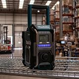 Makita MR002GZ 12V/40V Max Job Site Radio Bluetooth USB IP65 Dust Proof view 2