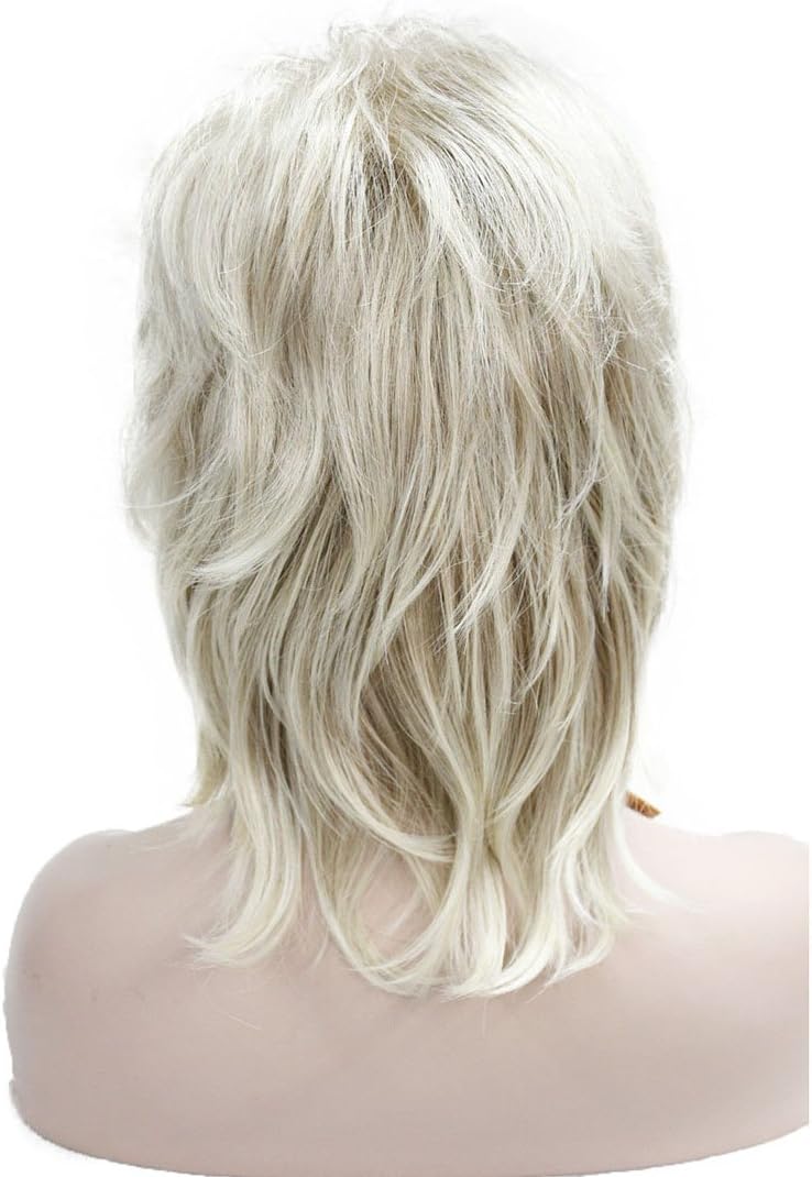 Lydell Short Shaggy Layered Classic Cap Full Synthetic Women's Wigs (15BT613 Blonde Mix), #15BT613 - Image 5