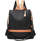 Lizbin Backpack Purse for Women, Anti Theft Backpack Fashion Backpack Purse, Womens Backpack Purses Cute Backpack, Travel Backpacks Satchel Handbags Ladies Shoulder Bags Multi Purpose Design (Black)