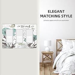 Wpshijia Rustic Teal Tulip Triple Rocker Light