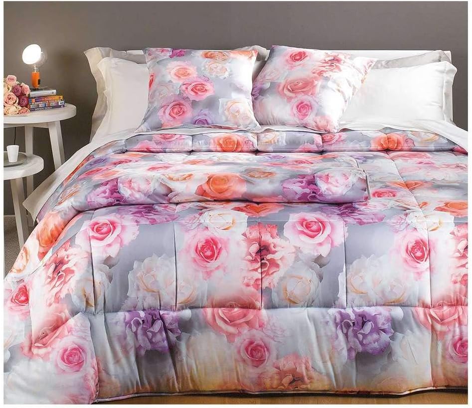 Caleffi Trapunta In Raso Jacquard Matrimoniale Belfiore Avorio