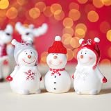 COHEALI 10Pcs Mini Knit Christmas Hats Santa Caps DIY Crafting Party Favor view 8