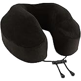 Cabeau Neck Pillow for Airplane Travel – Evolution Classic – Memory Foam U Shaped Design – Supportive for Sleeping with Adjus