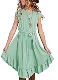 blibean Girl Summer Boho Dress Tween Kid Short