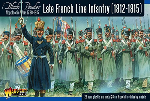 Black Powder - Late French Line Infantry (1812-1815) (28mm Scale) (28) (warlord