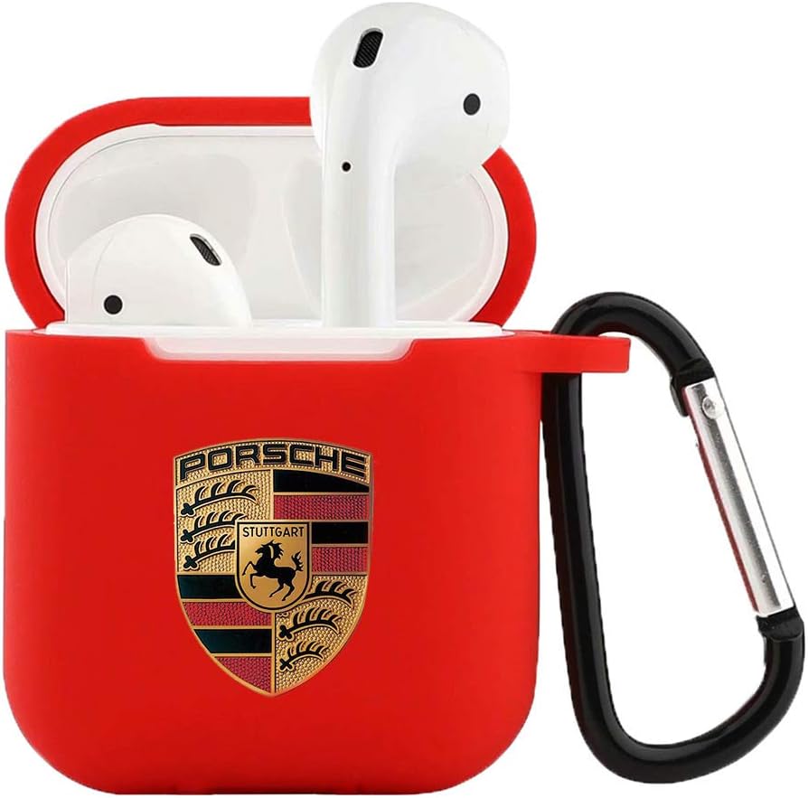 Mattey Protective TPU Case and Cover with Hook for Apple Airpods 2 & 1 Model - A