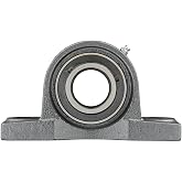 3/4 Inch Set Screw Mounted Pillow Block Bearing, Pack of 2