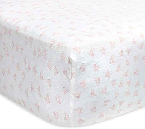 burt's bees baby fitted crib sheet