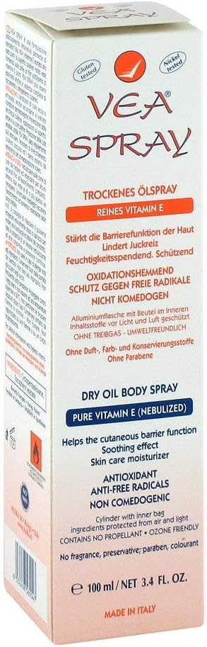 VEA Spray trockenes Ölspray für den Körper, 100 ml Solution