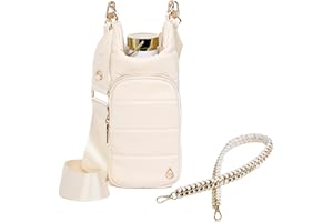 WanderFull Original HydroBag | Oprah’s Favorite Things 2024 | Vegan Leather Water Bottle Holder w/Strap Bundle