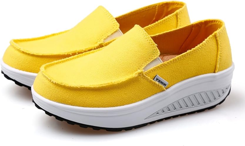 Amazon Hr株式会社 スニーカー レディース 厚底 スニーカーシューズ 靴 白 ピンク カジュアル 軽量 スリッポン 柔らかい 履き心地良い シューズ