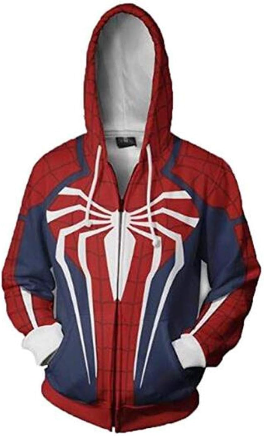 Laszweig Unisex Superhero 3D Printed Pullover Hoodie Cosplay Costume
