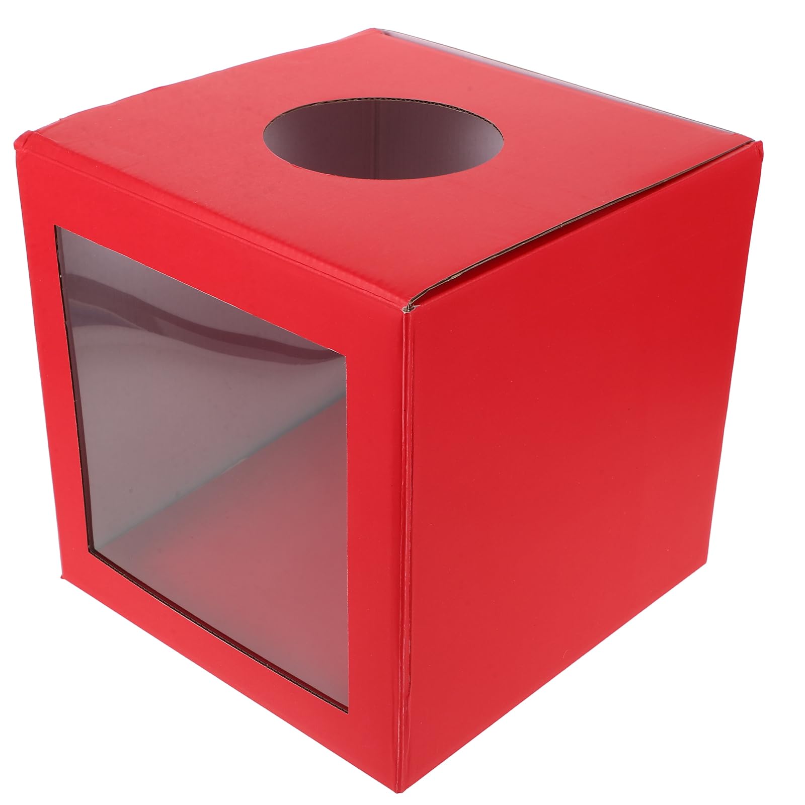 Cabilock Multi-Functional Raffle Boxes for Dip, Ticket Draw, Ballot, and Donation - Cardboard, 10x10x10 Inches, Ideal for Celebrations and Weddings