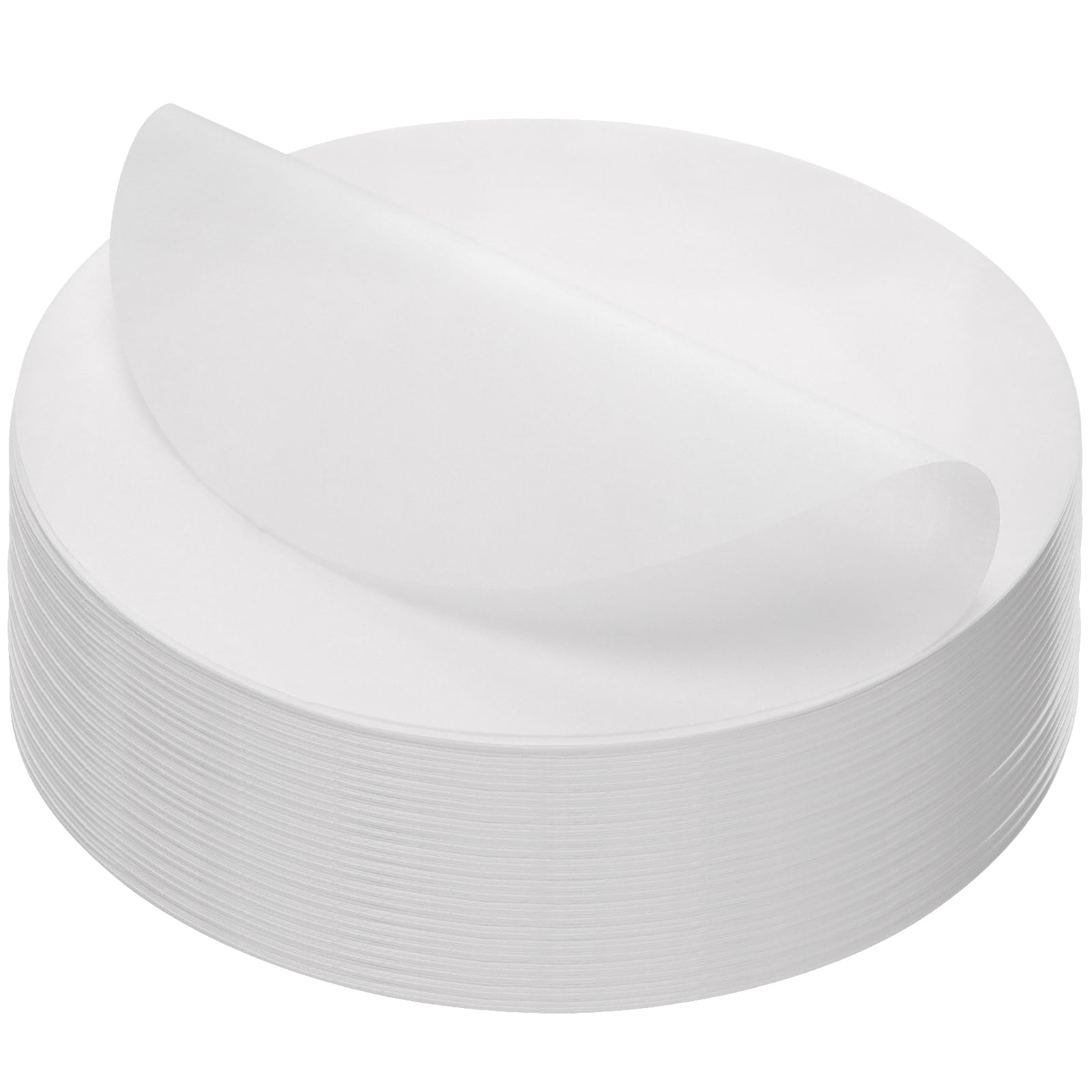 ZEONHAK 800 Pcs 7 Inch Round Parchment Circles, 18 cm White Baking Paper Cake Liners for Cooking