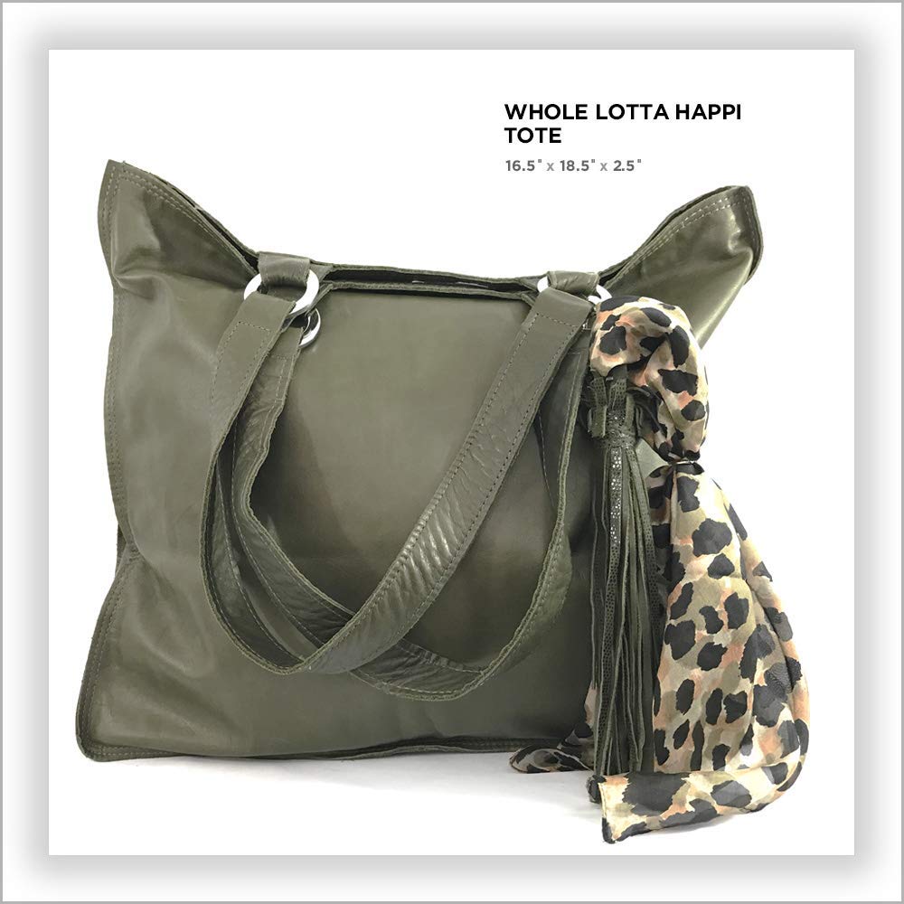 olive green leather bag