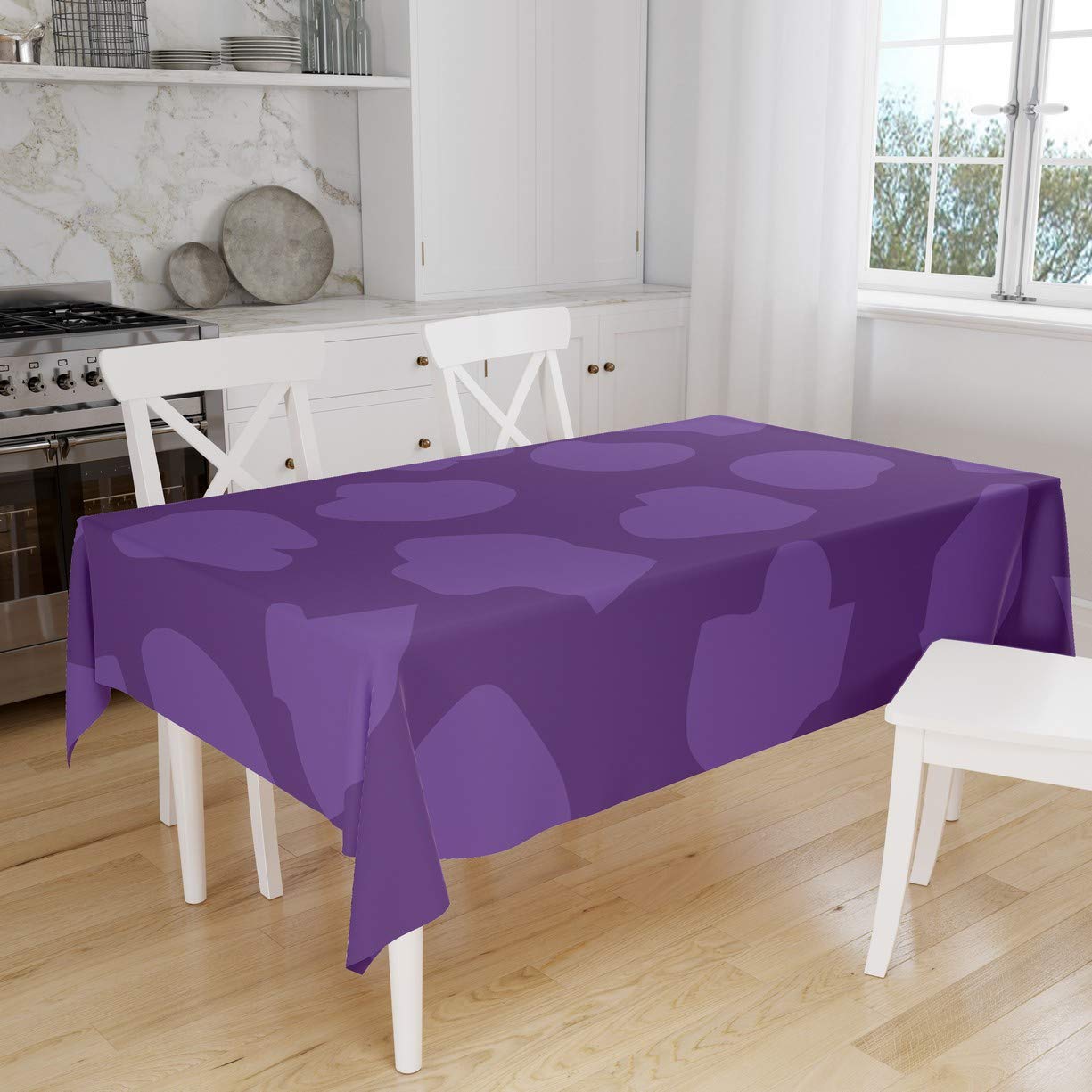Bonamaison Kitchen Decoration, Tablecloth, 140cm x 160cm - Designed and Manufactured in Turkey