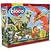 Bloco Toys Velociraptor & Pterosaur | STEM Toy | Jurassic Dinosaurs | DIY Building Construction Set (166 Pieces)