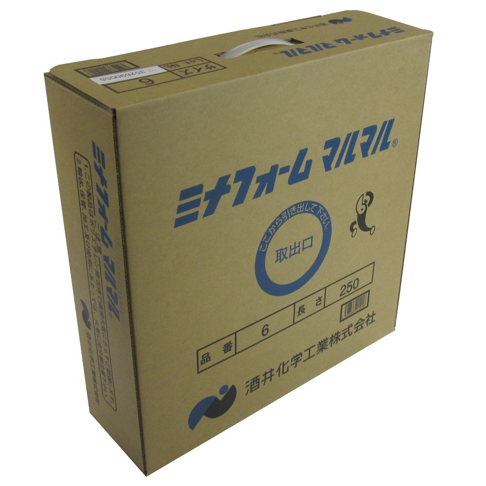 Amazon Co Jp 酒井化学 バックアップ材ミナフォームマルマル 6 250m Industrial Scientific