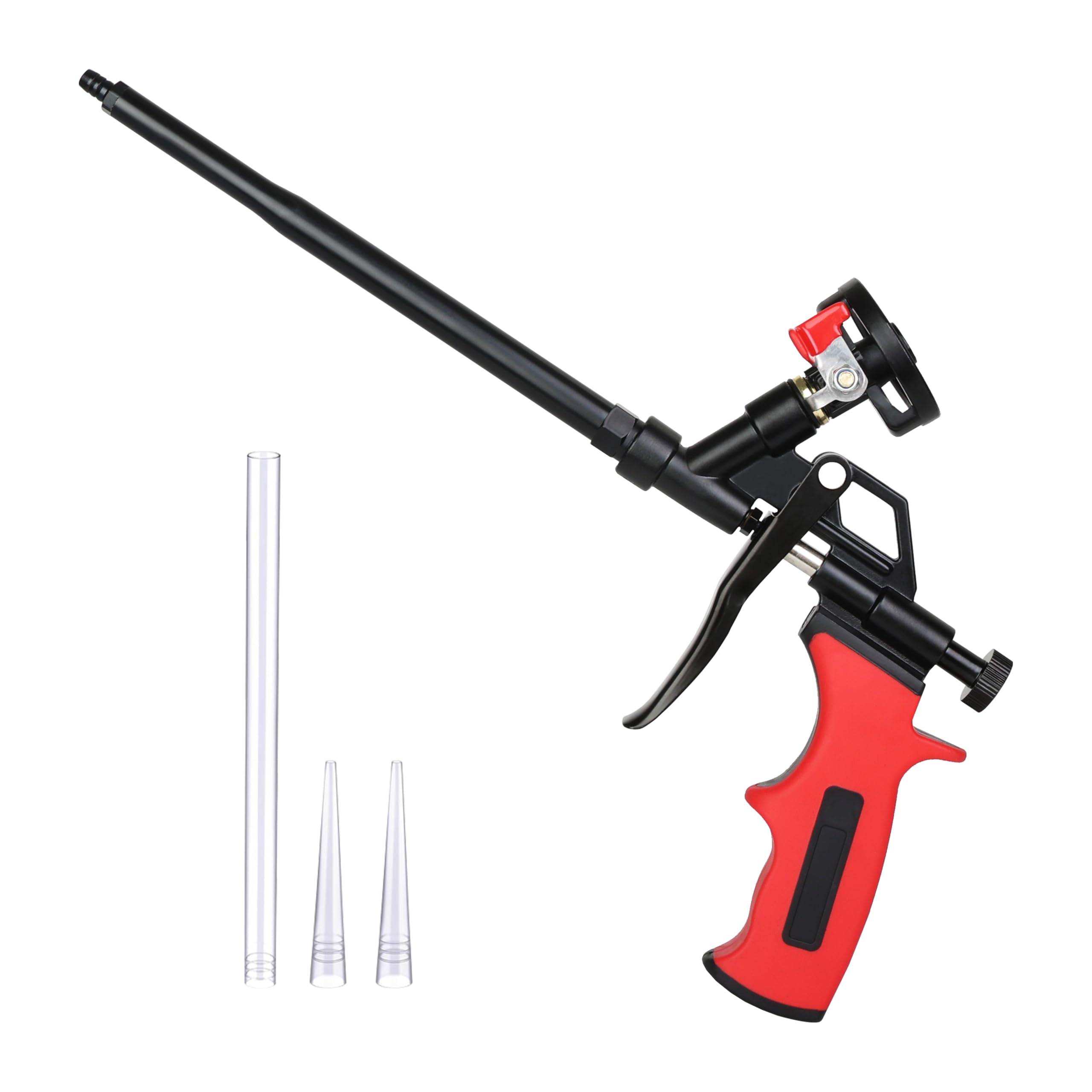 Foam Gun,Pu Expanding Foaming Gun,Upgrade Caulking Gun,Metal Body Covered with PTFE,Suitable for Caulking,Filling,Sealing