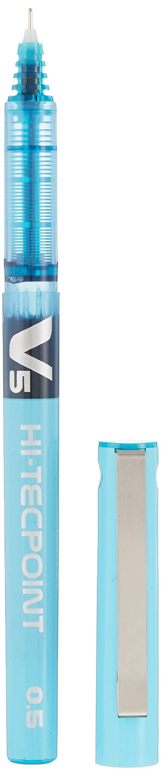Pilot V5 Liquid Ink Rollerball 0.5 mm Tip (Box of 12) - Light Blue