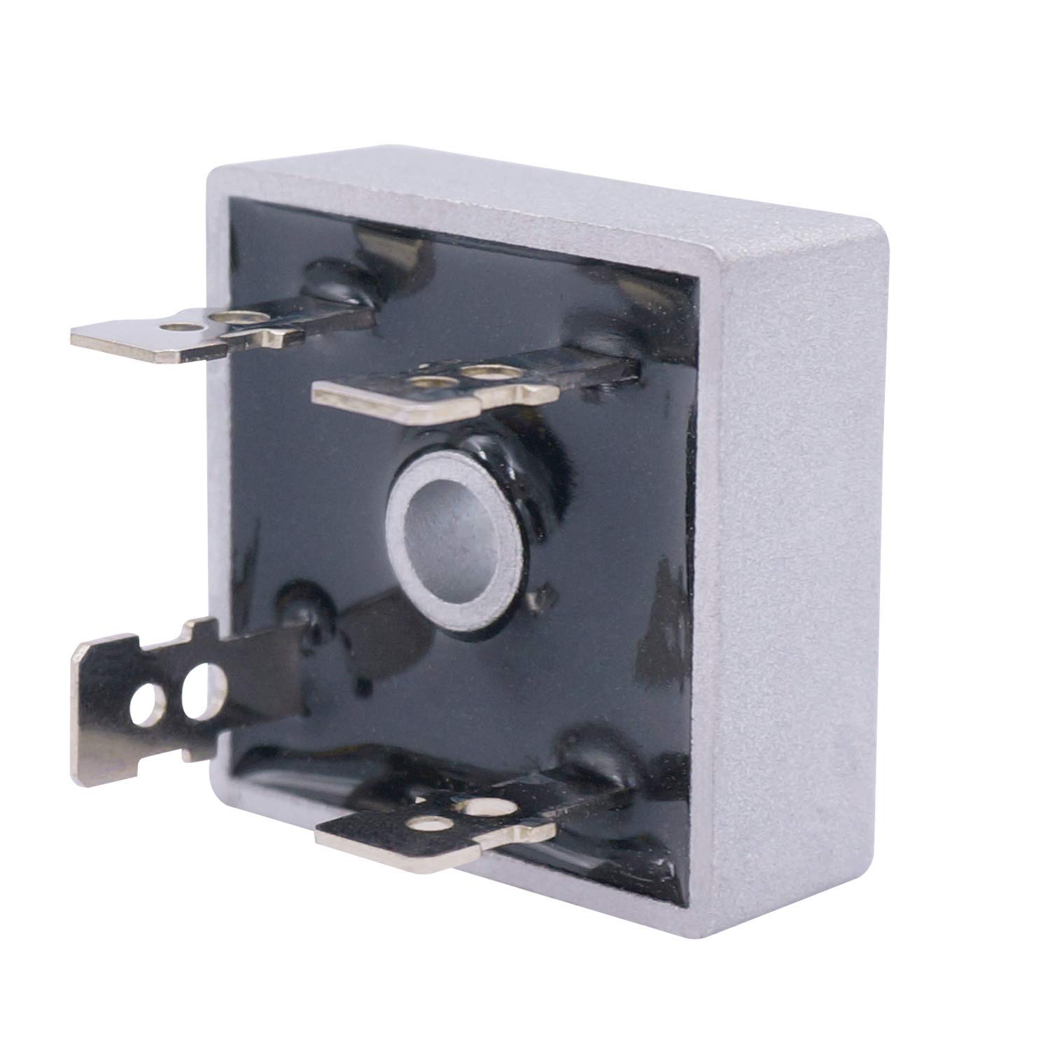 Taiss / 4Pcs KBPC2504 Bridge Rectifier 400V 25A AC to DC Full Wave