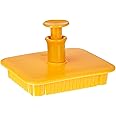 Ibili Petit Beurre Cookie Cutter with Ejector – Rectangular Pastry and Biscuit Cutter with Scalloped Edge – Premium Baking Tool for Butter Cookies – Easy to Use – Made in Spain (2.75 x 2.2 Inches)