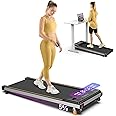 Fithrill Walking Pad Under Desk Treadmill for Home Office Small Spaces with Incline, 3 in 1 Portable Mini Walking Jogging Running Compact 2.5 HP Machine