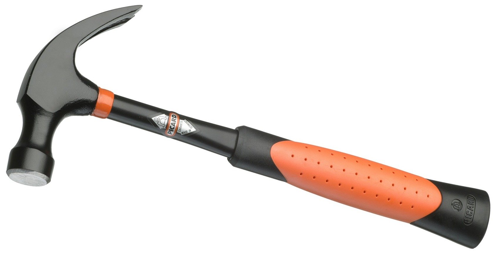 Picard 0089100-20 16 oz/27 mm "Black Giant" American Pattern Claw Hammer - Black/Orange