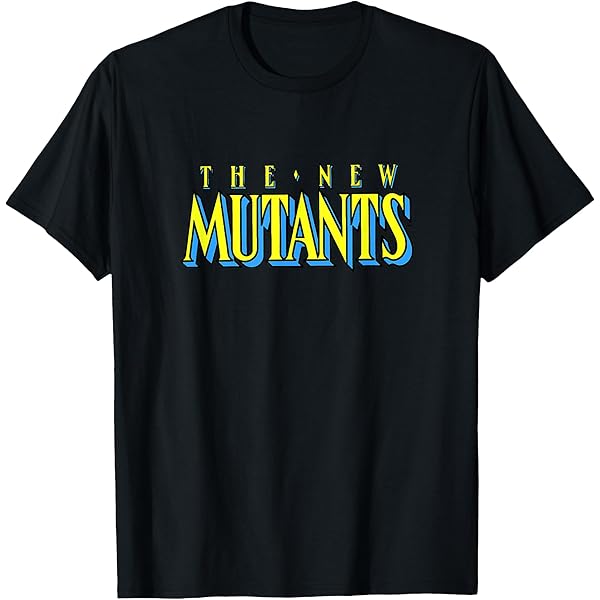 Amazon.com: Marvel X-Men The New Mutants Vintage Comic Book Logo T