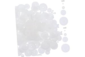 GALPADA Plastic Gears Toy Kit for Boys and Girls DIY Handicraft Assembly, Small Compact Multi-use Robot and Car Toy Gears for