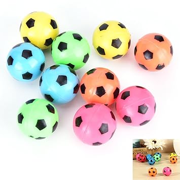 littlepiano 10 pcs/Set Bouncing Football – Balón de fútbol ...