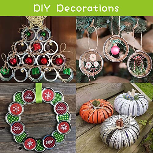 uniplay 24pcs Canning Lids Regular Mouth, Ball Jar Lids Leak Proof Secure Canning Jar Lids, use for Round Bottle, Canning Jar Caps, Mason Jars Lids, Food Storage, DIY Home Decoration(70mm)