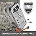 Zizo Bolt Cover for Samsung Galaxy S7 [.33mm 9H Tempered Glass Screen Protector] Included |Military Grade| Case + Kickstand + Lanyard + Holster Clip (Gray/Black)
