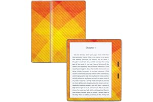 MIGHTY SKINS MightySkins Carbon Fiber Skin for Amazon Kindle Oasis 7" (9th Gen) - Orange Texture | Protective, Durable Textured Carbon Fiber Finish | Easy to Apply, Remove, and Change Styles | Made in The USA