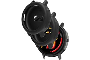 [2 Pack] Case for Garmin Bounce 2 Smartwatch,a Hollow-Out Design,Shockproof,BOVUGAC Semi-Around Silicone Protective Case Cove