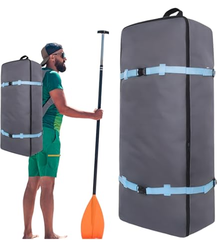 Sac De Transport Pour Planche De Paddle Ou Surf - Grande Capacité, étanche, Bretelles Rembourrées