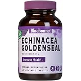 BlueBonnet Echinacea Goldenseal Root Extract Supplement, 60 Count | Immune Health; Non-GMO, Vegan, Kosher Certified, Gluten-Free, Soy-Free
