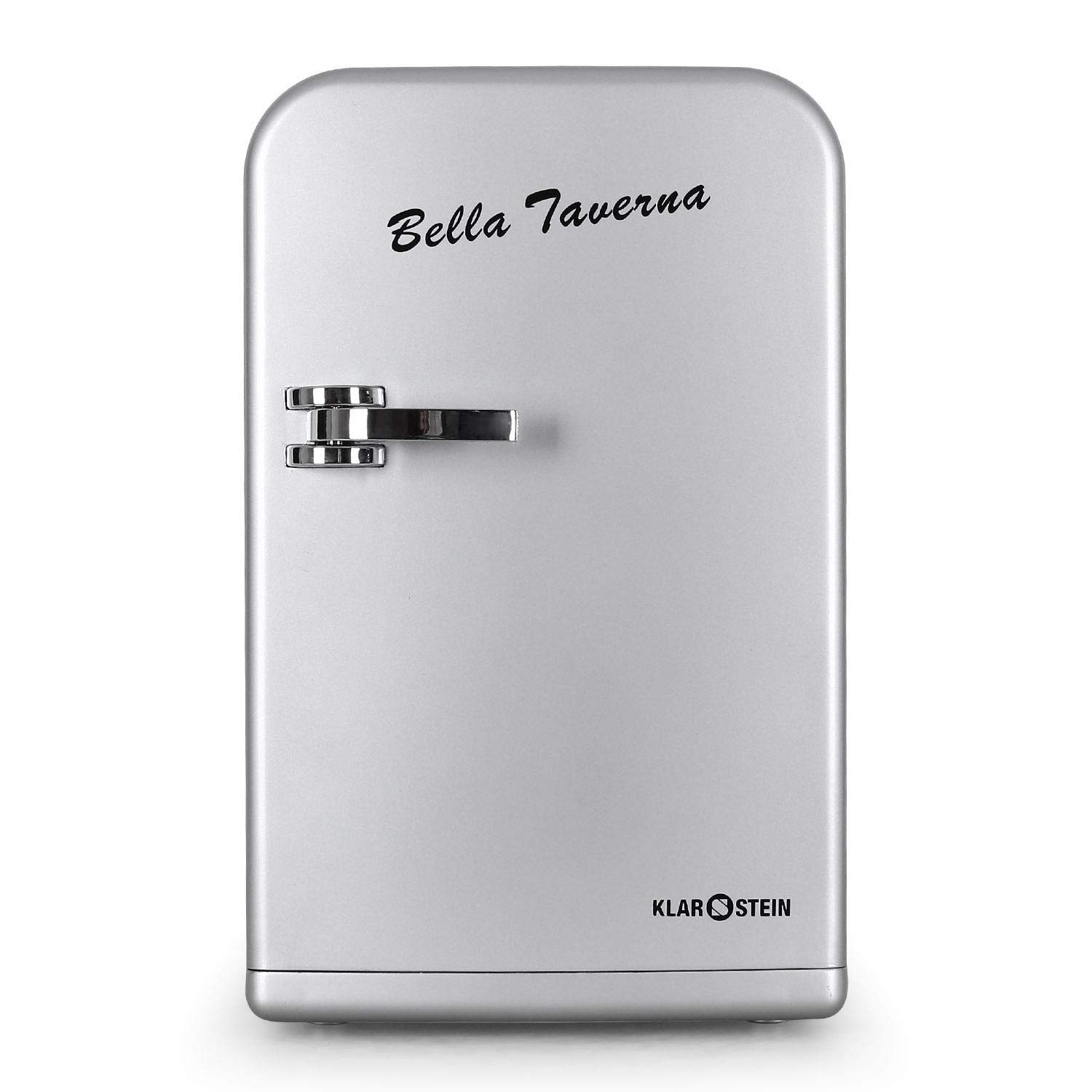 Klarstein Bella Taverna - Mini nevera, 15L, Peso ligero, asa ...