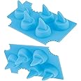 Novelty Silicone Diy Mould Shark Fin Chocolate Jello Mould Mold Ice Cube Tray Tool freeze Maker 2 Pack From KASIMO