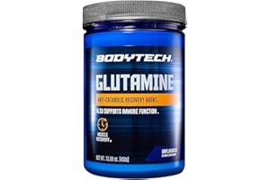 BODYTECH Glutamine Powder Unflavored (15.88 oz./100 Servings)