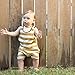 Newborn Infant Kids Baby Boy Girl Causal Loose Romper Jumpsuit Outfits Casual Clothes (Age: 9-18 Months, Yellow & White)