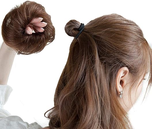 Amazon Aisihairウィッグ シュシュ お団子 かつら 耐熱 ポイントウィッグ つけ毛 エクステ 部分ウィッグ シニヨン 髪飾り 結婚式 和装 装着簡単 4色 Aisi Hair ビューティー 通販