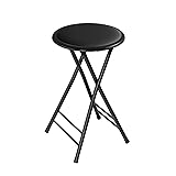 Folding Stool - Backless 24-Inch Stool with 225lb