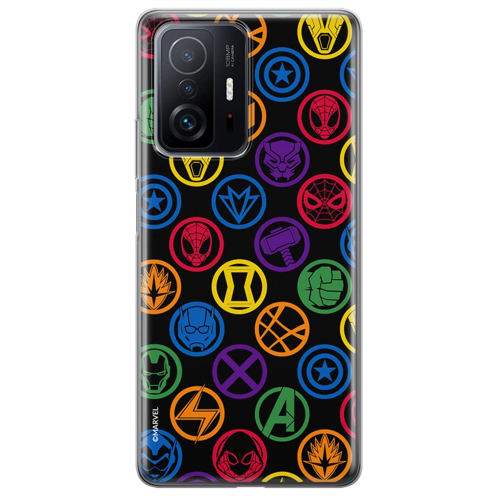 ERT GROUP mobile phone case for Xiaomi 11T 5G / 11T PRO 5G original and officially Licensed Marvel pattern Avengers 022 optimally adapted to the shape of the mobile phone, case made of TPU