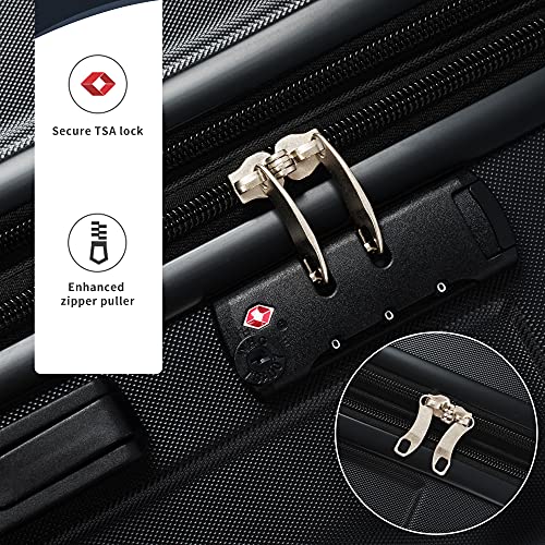 Merax Luggage Set with TSA Lock, Expandable 3 Piece Hardshell