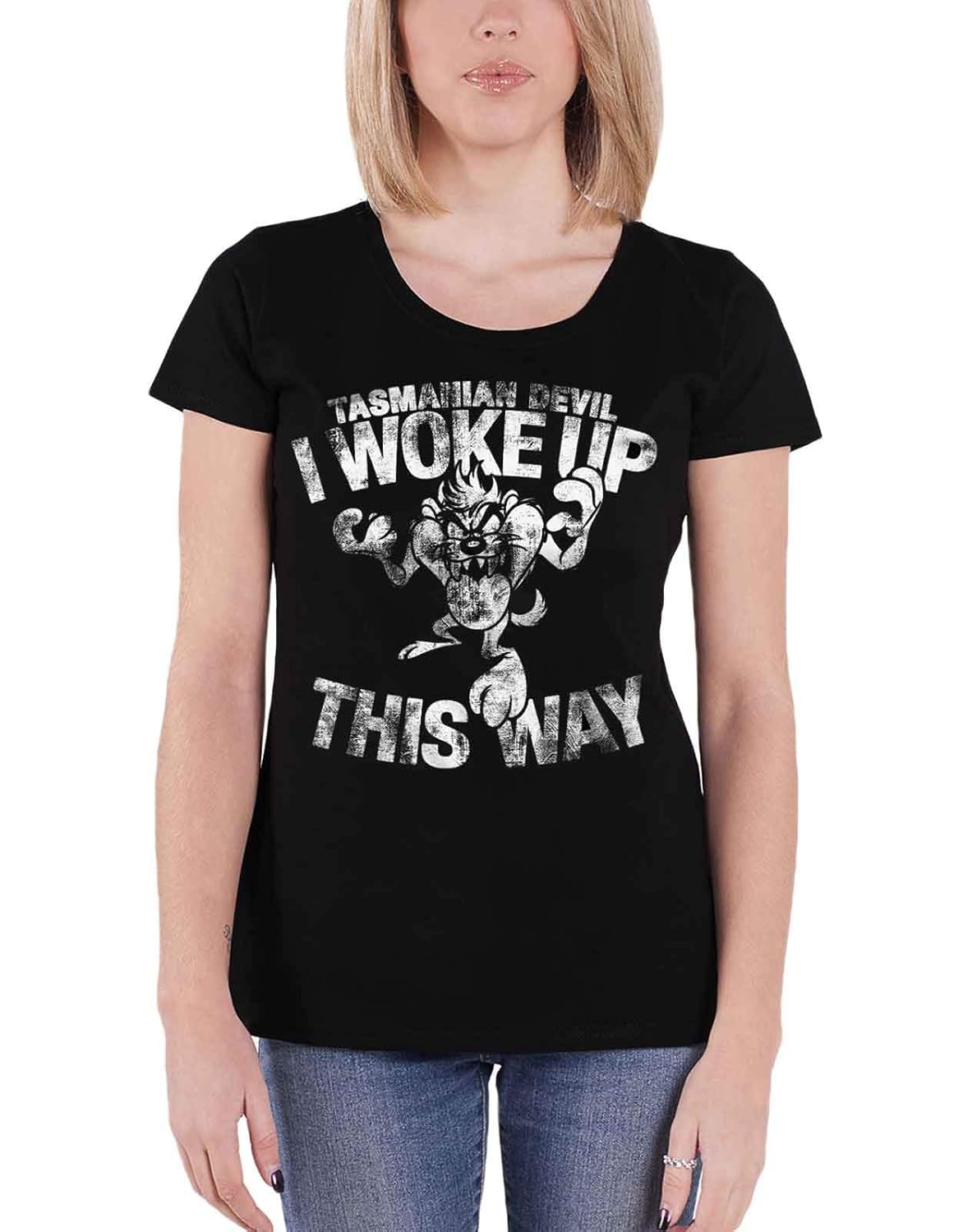 Looney Tunes T Shirt Tasmanian Devil Woke Up This Way 8807 | Kitilan