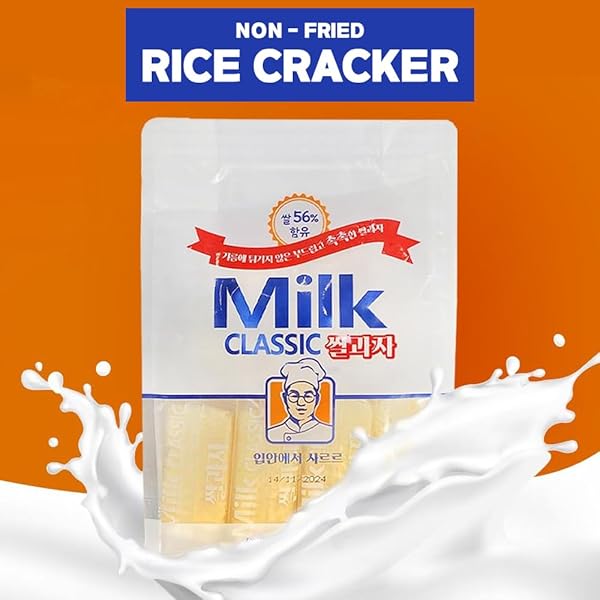 TRENZY GAHM MILK CLASSIC RICE CRACKERS 8.53 OZ/ORIGINAL FLAVOR