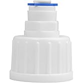 Max Water 3/4" Garden Hose Thread to 1/4" OD Tube Adapter – Quick Connect Fitting for Reverse Osmosis System, Aquarium RO