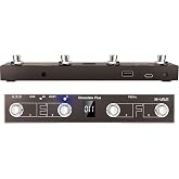 Chocolate Plus Bluetooth MIDI Foot Controller, Wireless 4 Button Pedal | Bluetooth rechargeable MIDI foot controller with App control for page turning, DAW, loop pedal and guitar effects.